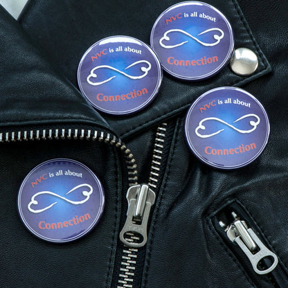 Button "NVC is all about connection"