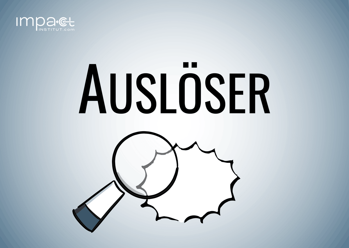 Bodenanker-Karte Auslöser mit Lupen-Symbol – der Startpunkt: Was ist passiert?
