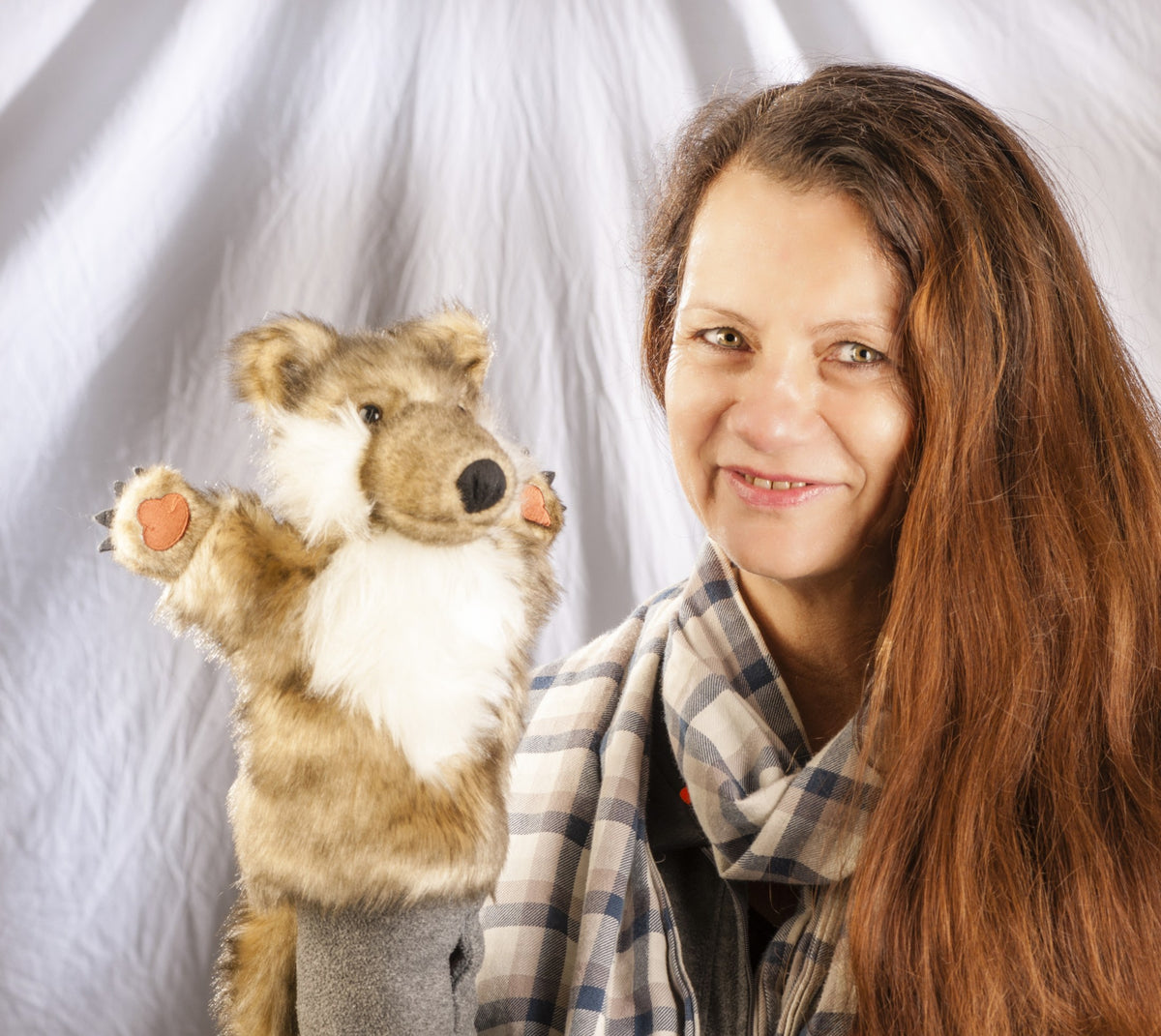 Kleiner Wolf Handpuppe