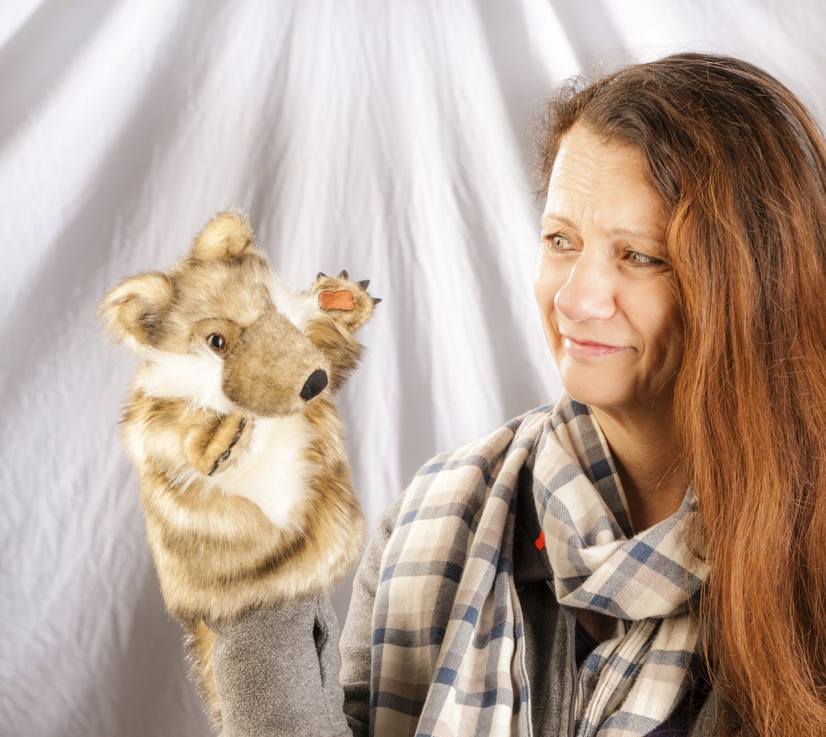 Kleiner Wolf Handpuppe