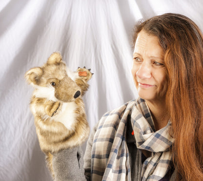 Kleiner Wolf Handpuppe