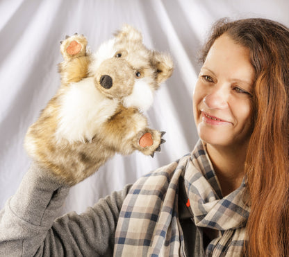 Kleiner Wolf Handpuppe