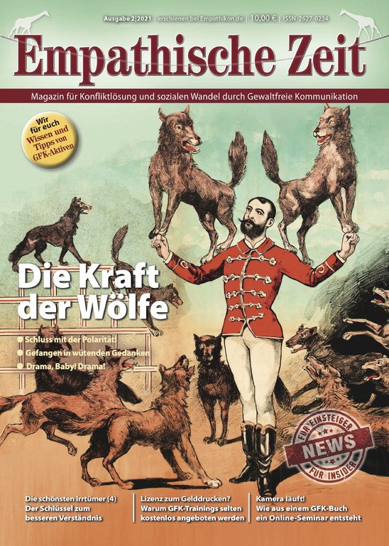 Empathische Zeit 2/2021 Die Kraft der Wölfe