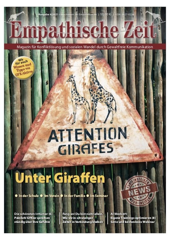 Empathische Zeit 04/2021 Unter Giraffen