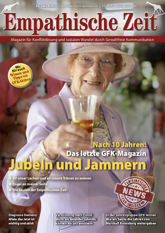 Empathische Zeit 04/2023 Jubeln und Jammern