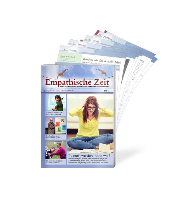Empathische Zeit 1/2015 Trainer werden