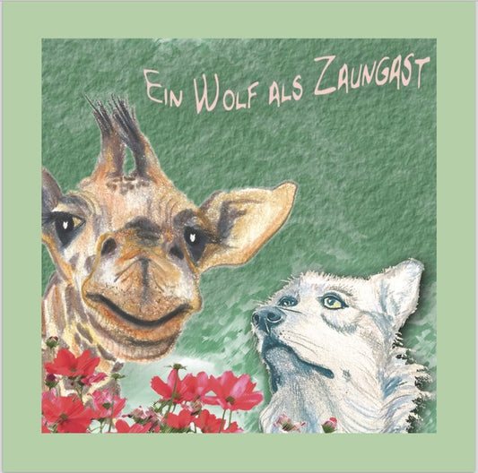 Ein Wolf als Zaungast