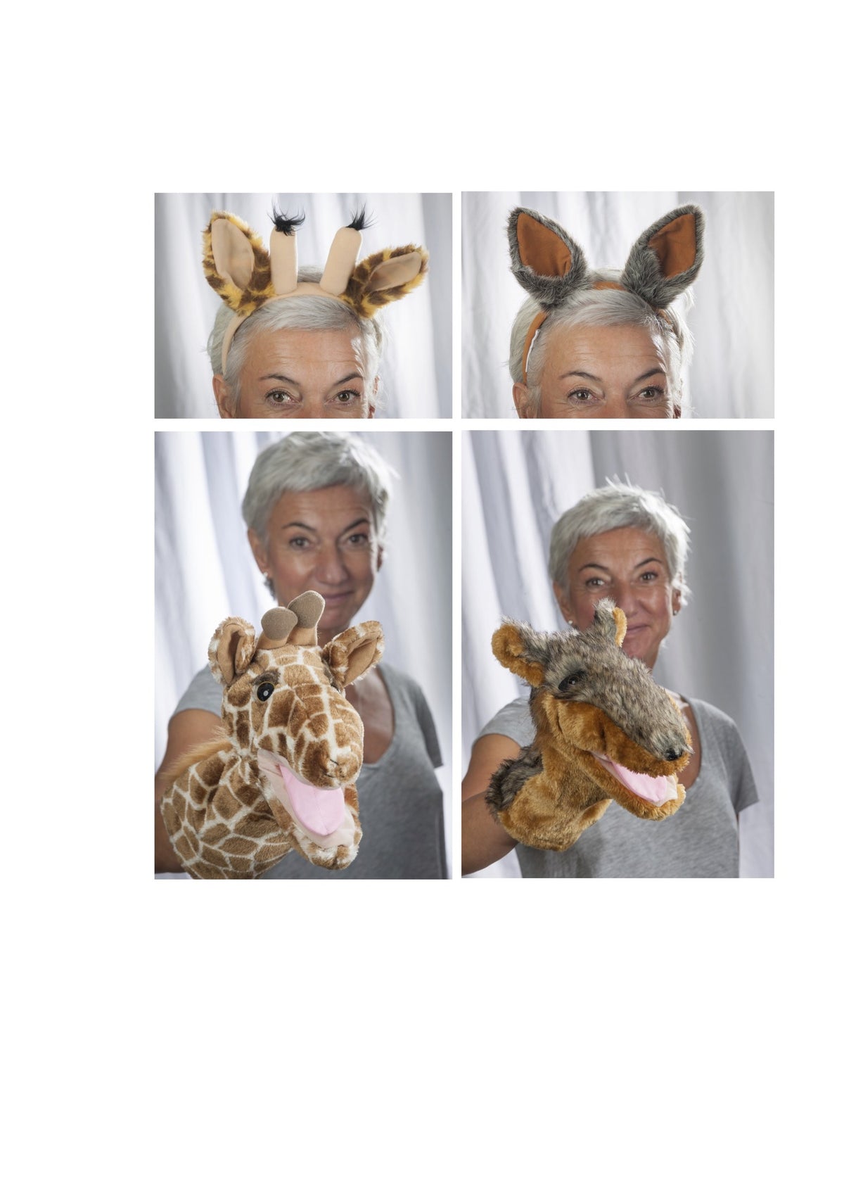 Set: Ohren und Handpuppen