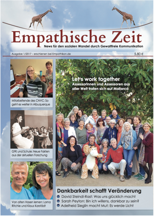 Empathische Zeit 1/17 Dankbarkeit