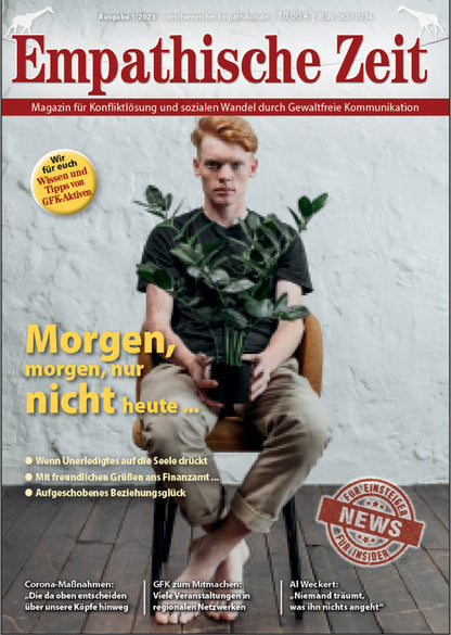 Empathische Zeit 01/2023 „Morgen, morgen, nur nicht heute ...